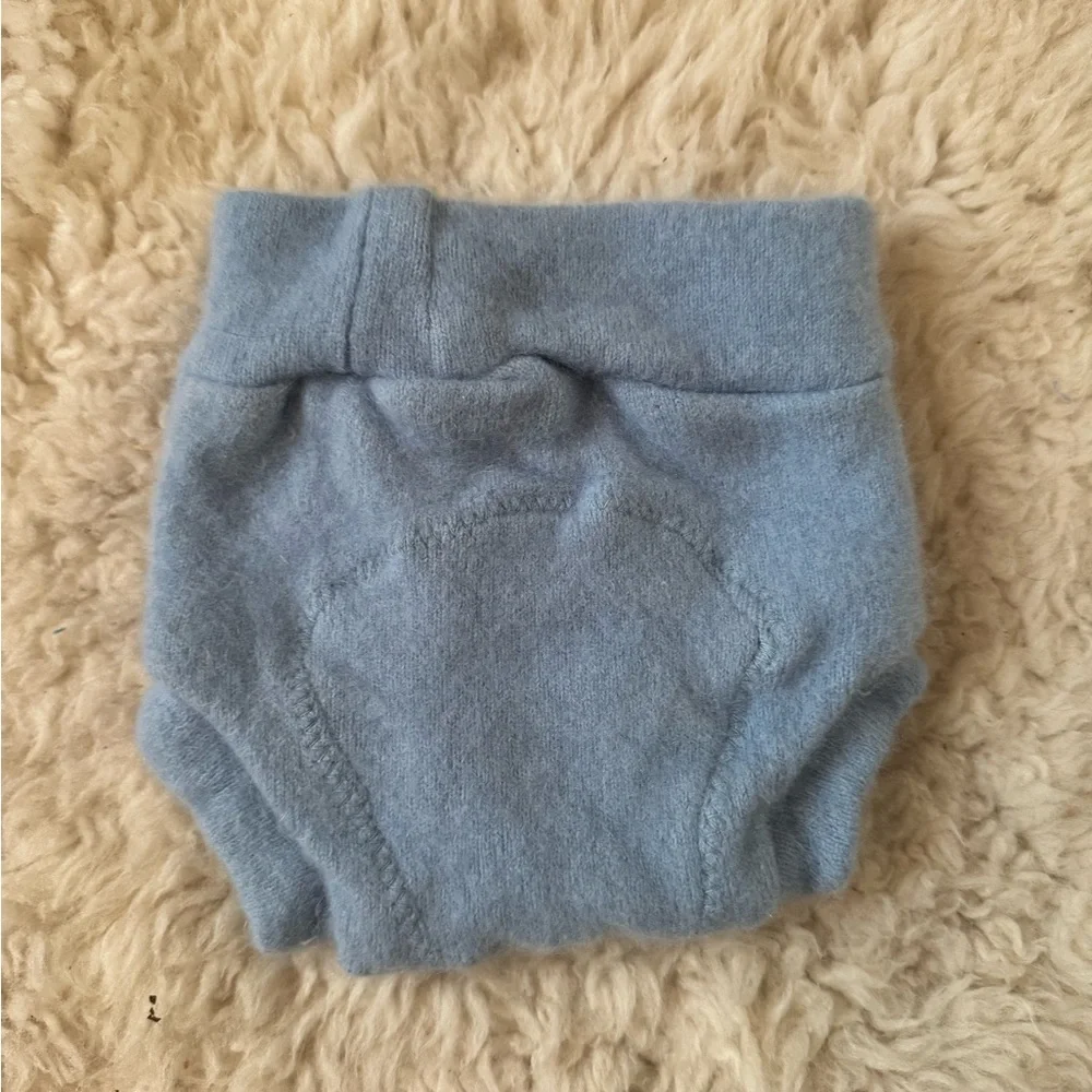 Newborn cashmere diaper cover
